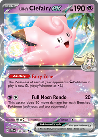 Lillie's Clefairy ex 056/159 - Double Rare-Kantocards