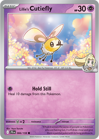Lillie's Cutiefly 066/159 - Common - Reverse Holo-Kantocards