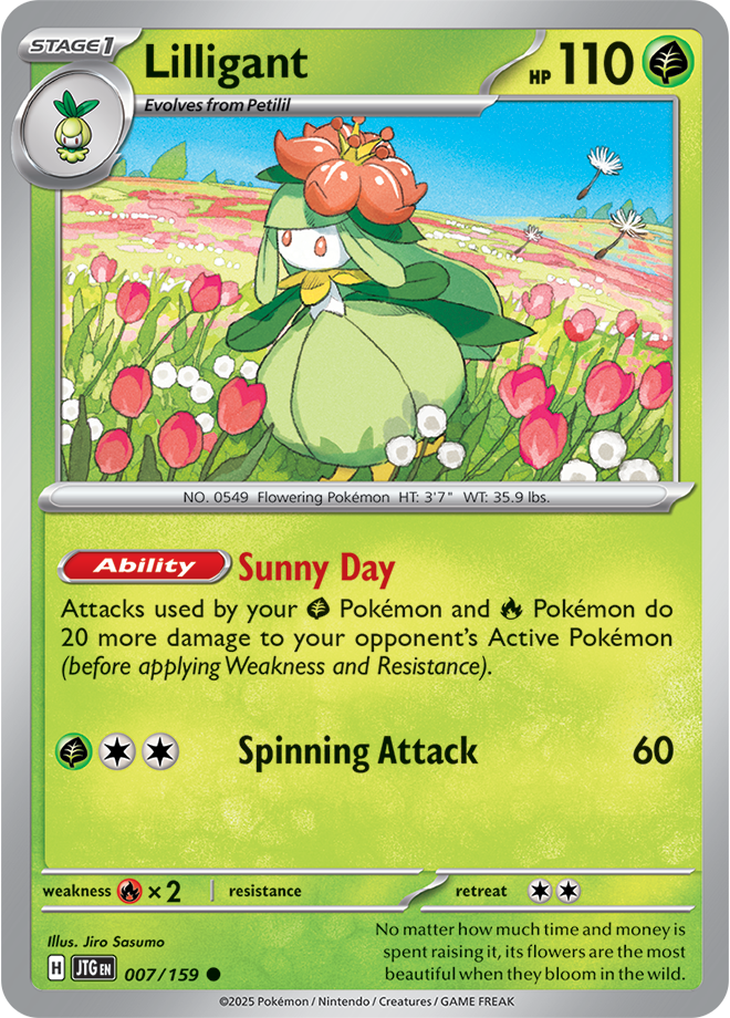 Lilligant 007/159 - Common - Reverse Holo