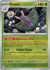 Dustox 015/217 - Uncommon - Reverse Holo