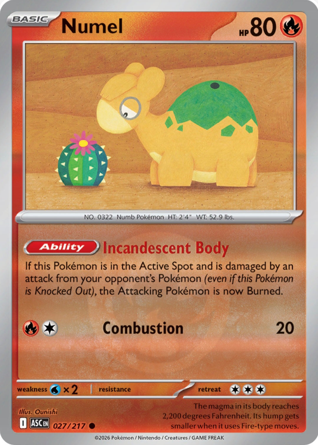 Numel 027/217 - Common - Reverse Holo