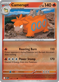 Camerupt 028/217 - Uncommon - Reverse Holo