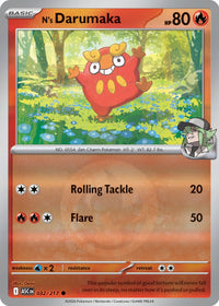N's Darumaka 032/217 - Common - Reverse Holo