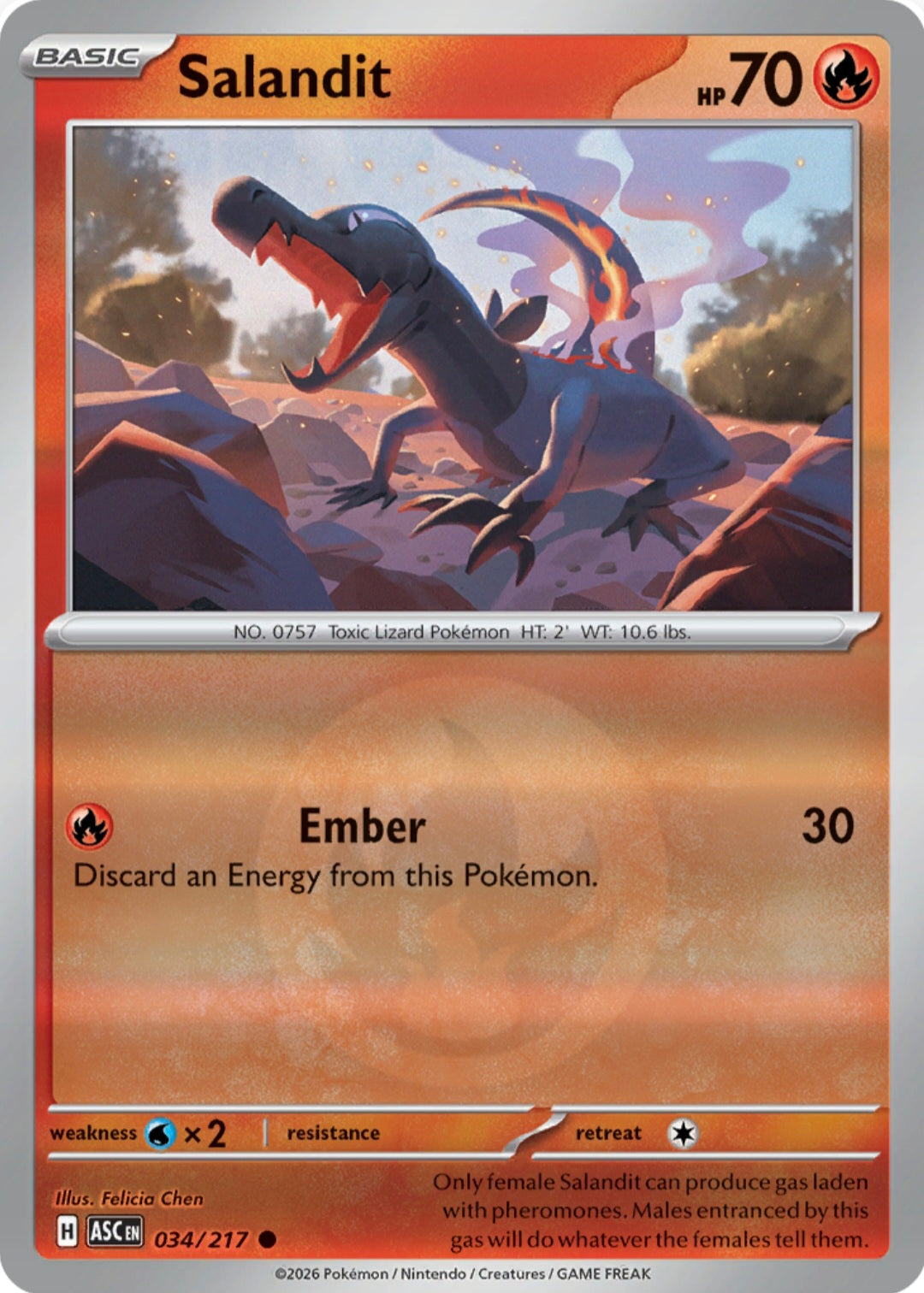Salandit 034/217 - Common - Reverse Holo