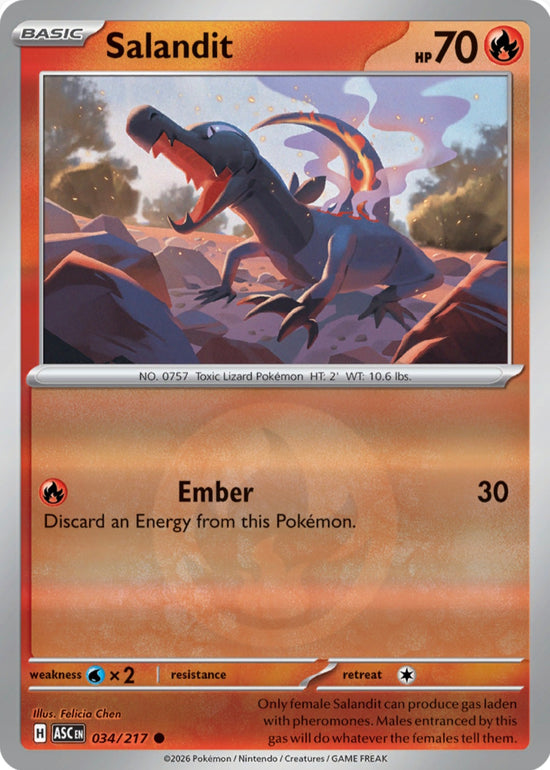 Salandit 034/217 - Common - Reverse Holo