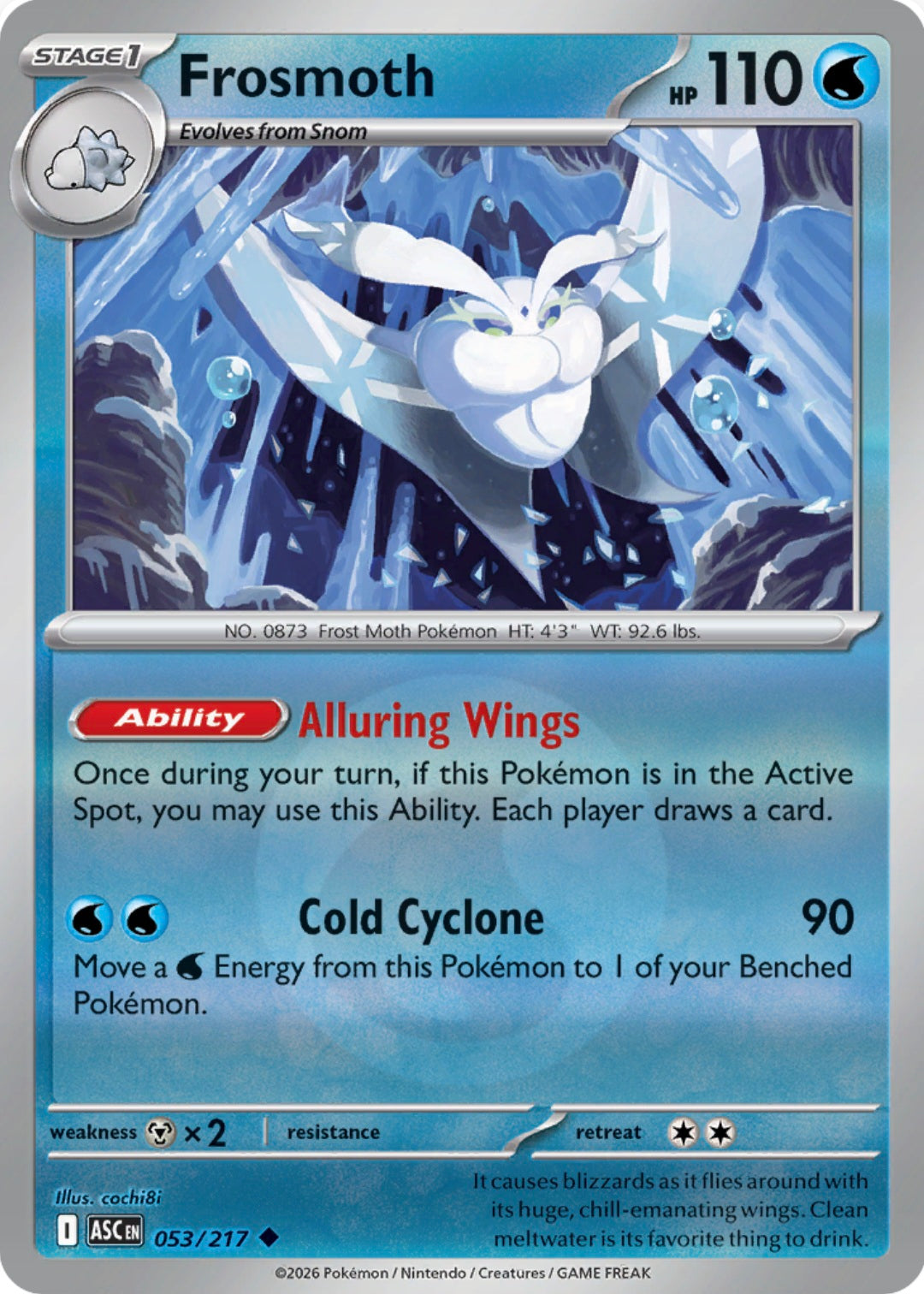Frosmoth 053/217 - Uncommon - Reverse Holo