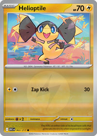Helioptile 063/217 - Common - Reverse Holo