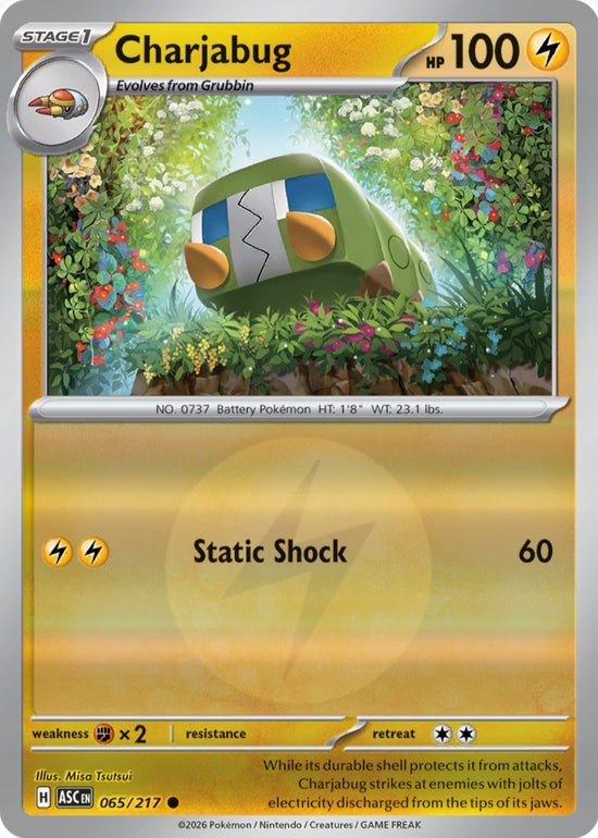 Charjabug 065/217 - Common - Reverse Holo