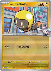 Iono's Tadbulb 069/217 - Common - Reverse Holo