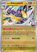 Iono's Kilowattrel 072/217 - Rare - Reverse Holo