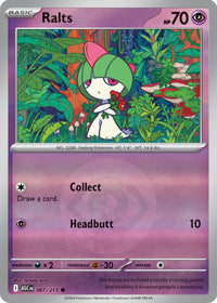 Ralts 087/217 - Common - Reverse Holo