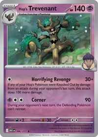 Hop's Trevenant 096/217 - Rare - Reverse Holo
