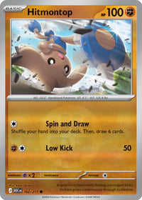 Hitmontop 102/217 - Common - Reverse Holo