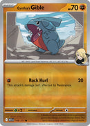 Cynthia's Gible 109/217 - Common - Reverse Holo