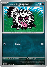 Galarian Zigzagoon 130/217 - Common - Reverse Holo