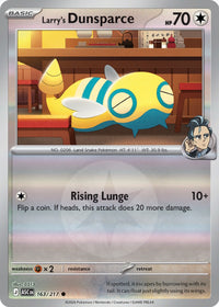 Larry's Dunsparce 163/217 - Common - Reverse Holo