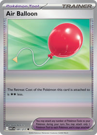 Air Balloon 181/217 - Uncommon - Reverse Holo