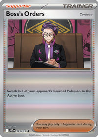 Boss's Orders [Corbeau] 183/217 - Uncommon - Reverse Holo