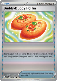 Buddy-Buddy Poffin 184/217 - Common - Reverse Holo