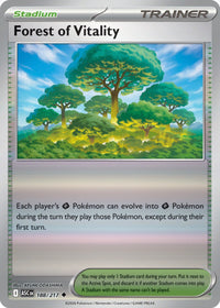 Forest of Vitality 188/217 - Uncommon - Reverse Holo