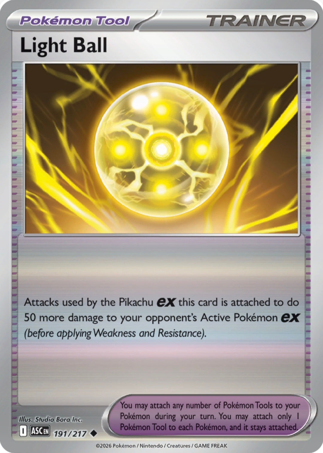 Light Ball 191/217 - Uncommon - Reverse Holo