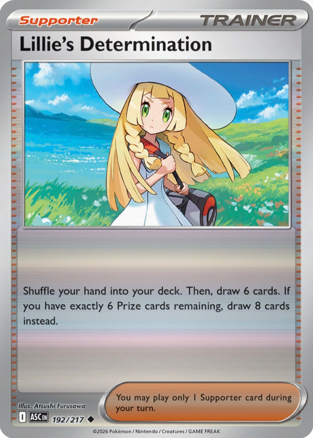 Lillie's Determination 192/217 - Uncommon - Reverse Holo