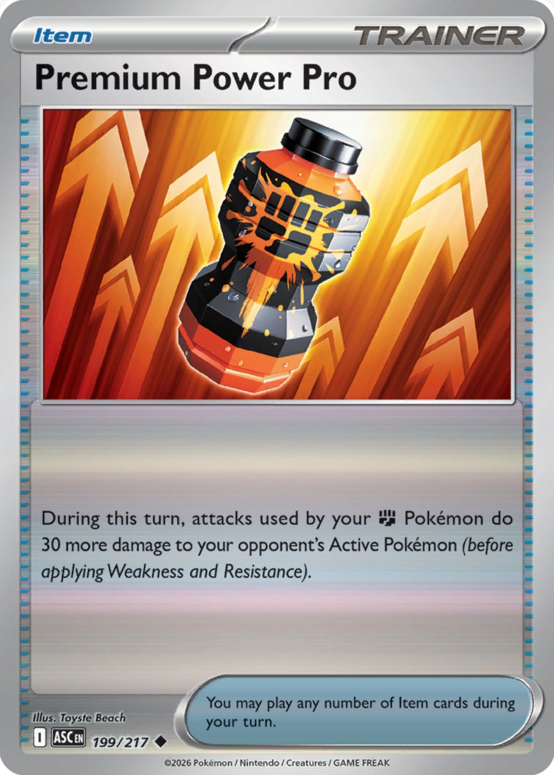 Premium Power Pro 199/217 - Uncommon - Reverse Holo