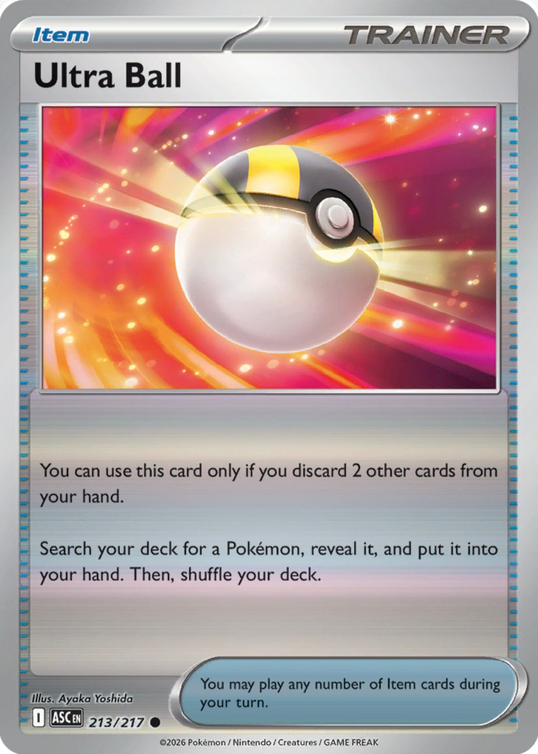 Ultra Ball 213/217 - Common - Reverse Holo