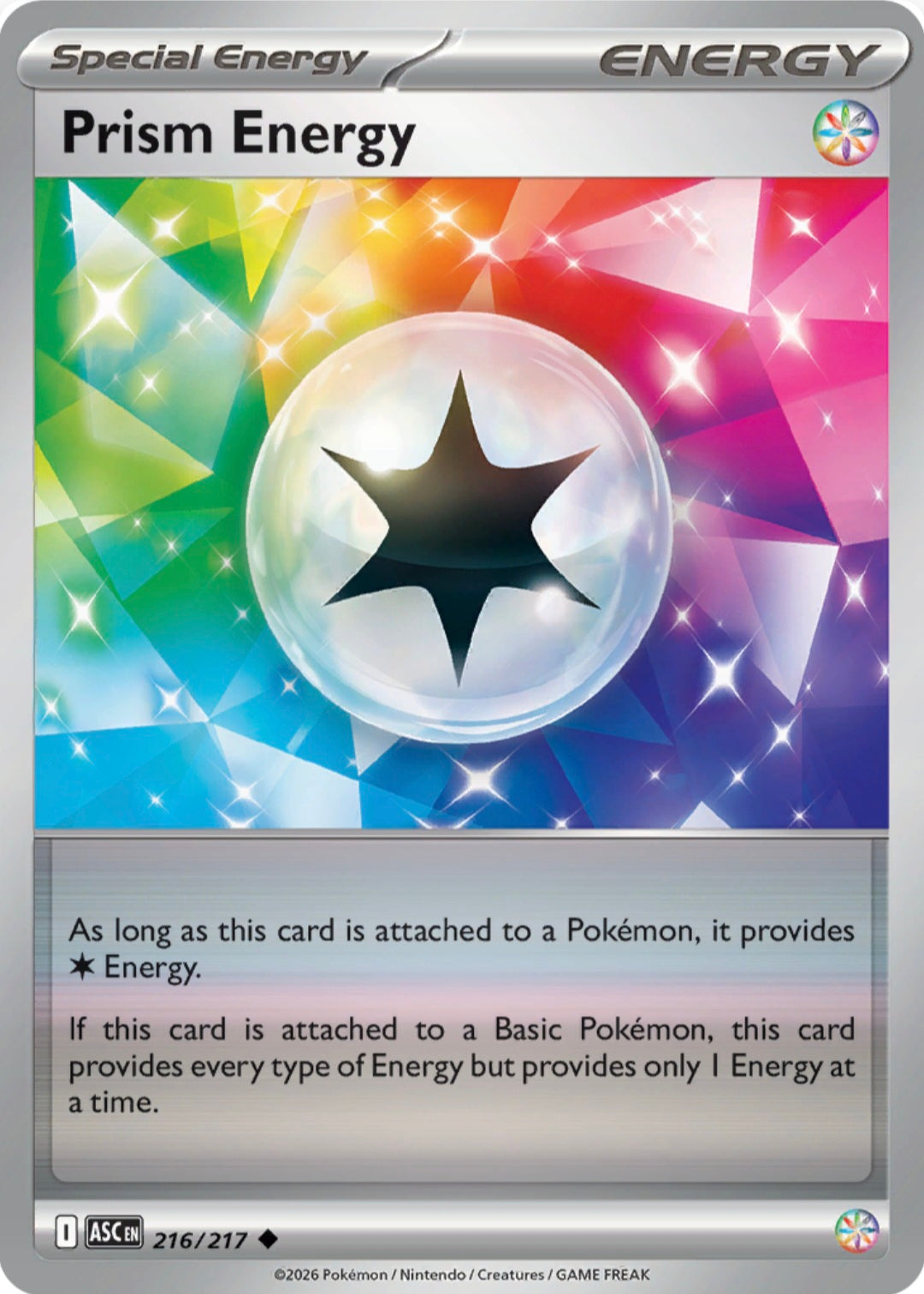 Prism Energy 216/217 - Uncommon - Reverse Holo