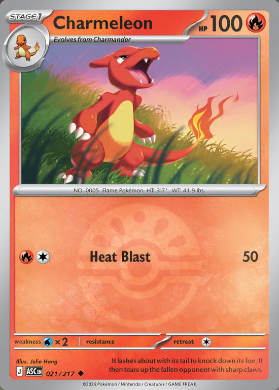 Charmeleon 021/217 - Uncommon - Friend Ball