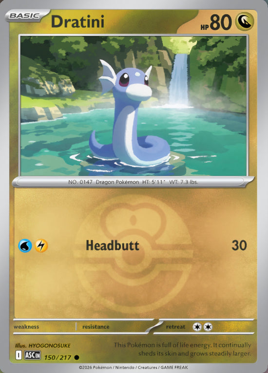 Dratini 150/217 - Common - Love Ball