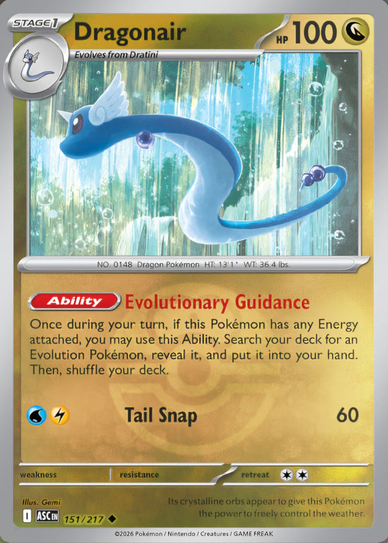 Dragonair 151/217 - Uncommon - Love Ball