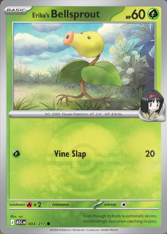 Erika's Bellsprout 004/217 - Common - Poke Ball