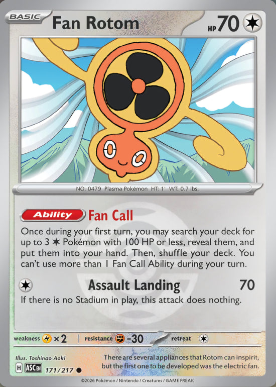 Fan Rotom 171/217 - Common - Dusk Ball