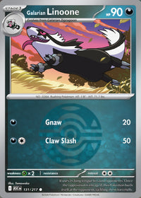 Galarian Linoone 131/217 - Common - Dusk Ball