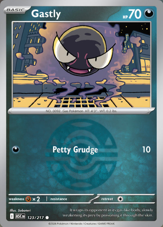 Gastly 123/217 - Common - Dusk Ball