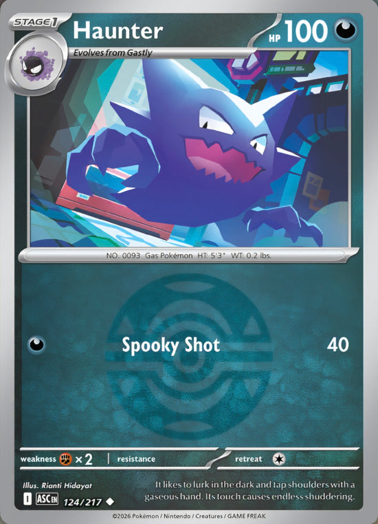 Haunter 124/217 - Uncommon - Dusk Ball