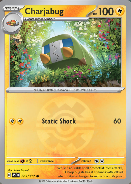 Charjabug 065/217 - Common - Quick Ball