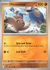Hitmontop 102/217 - Common - Dusk Ball