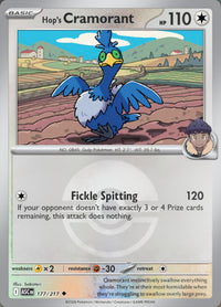 Hop's Cramorant 177/217 - Uncommon - Poke Ball