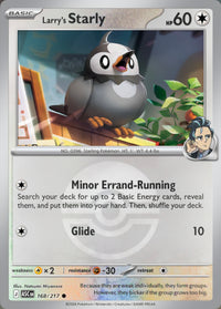 Larry's Starly 168/217 - Common - Poke Ball