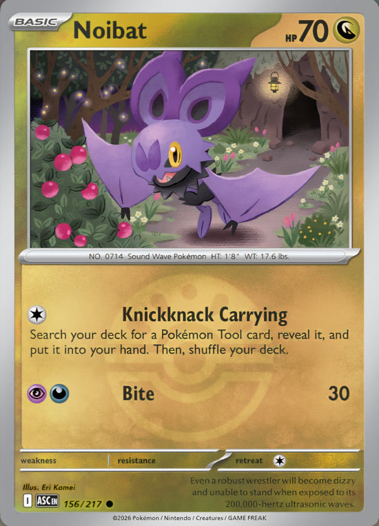 Noibat 156/217 - Common - Friend Ball