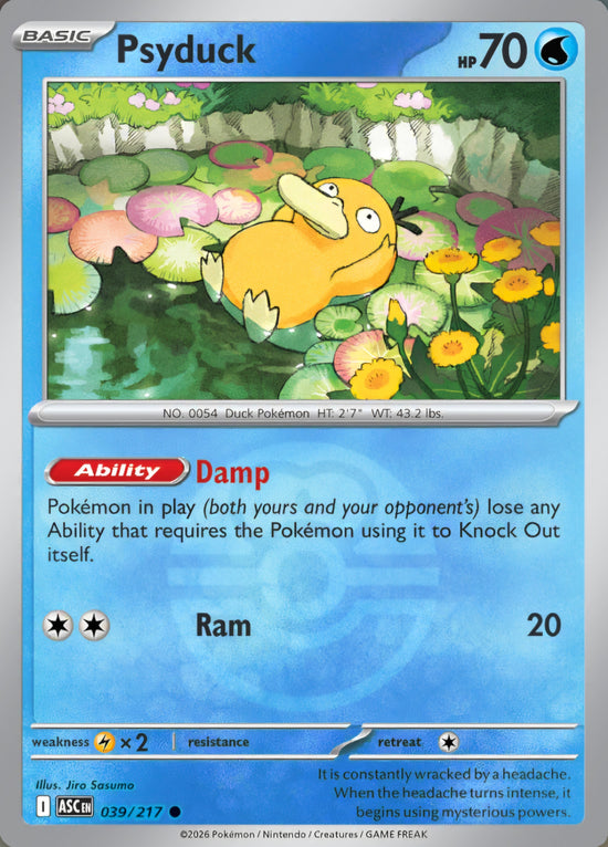 Psyduck 039/217 - Common - Love Ball