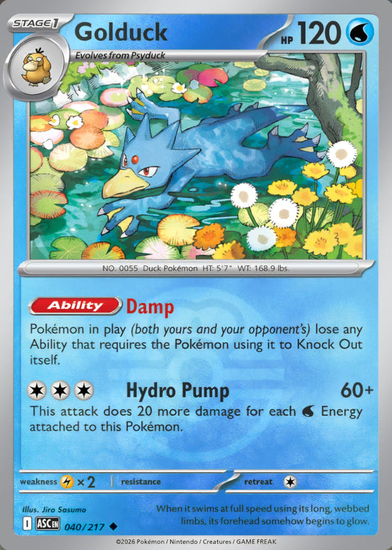 Golduck 040/217 - Uncommon - Love Ball