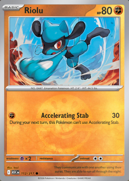 Riolu 112/217 - Common - Friend Ball