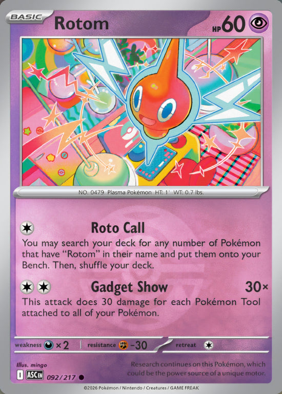 Rotom 092/217 - Common - Dusk Ball