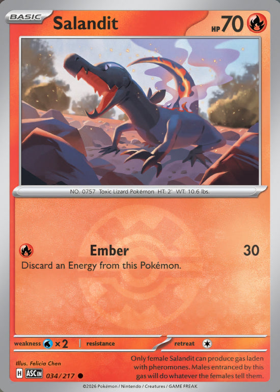 Salandit 034/217 - Common - Quick Ball