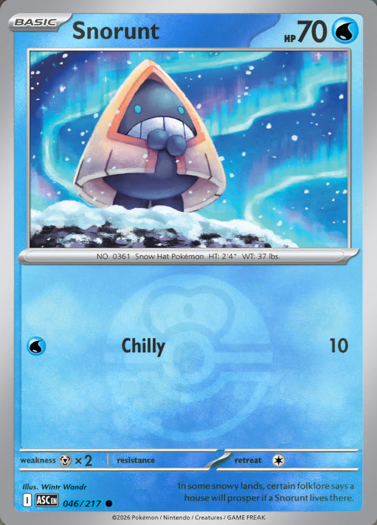 Snorunt 046/217 - Common - Love Ball