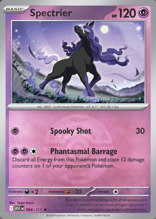 Spectrier 098/217 - Rare - Dusk Ball