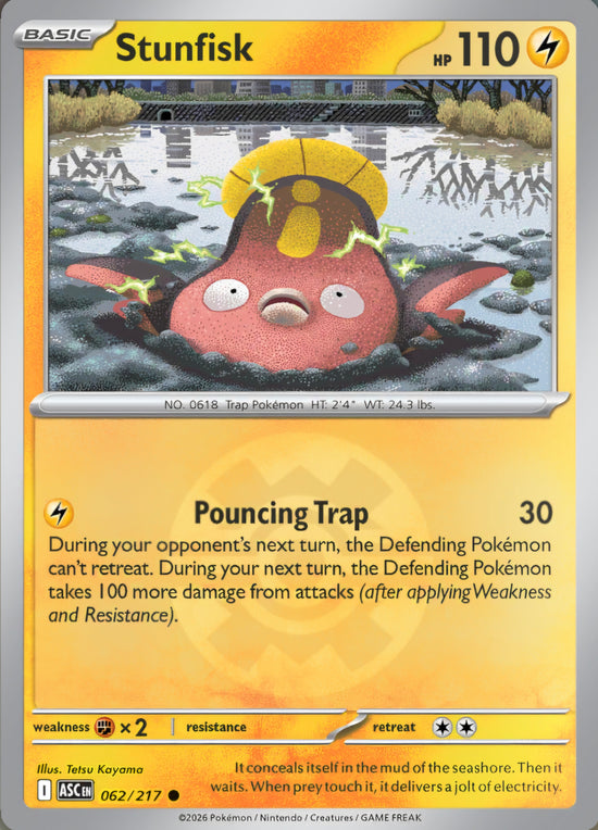 Stunfisk 062/217 - Common - Quick Ball